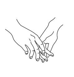 Hands Of A Couple Are Holding Each Other Meaning