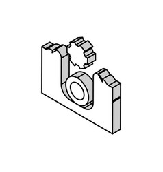 Plumbing Of Drainage System Isometric Icon