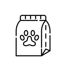 Bag Of Cat Or Dog Food With Paw On It Pixel