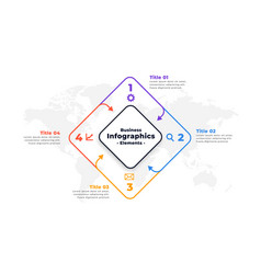 Four Steps Infographic Report Presentation