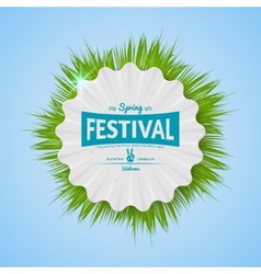 Spring Festival Realistic Badge