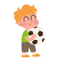 Happy With Soccer Ball