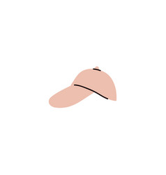 Summer Cap Or Trucker Cap Icon Flat