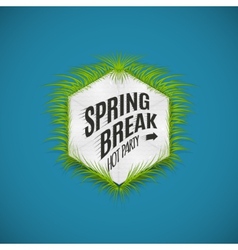 Festival Spring Break Realistic Badge