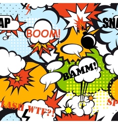 Comic bubbles seamless sale Royalty Free Vector Image