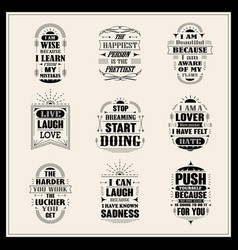 Success Motivational And Inspirational Quotes Set