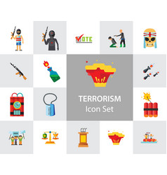 Terrorism Icon Set