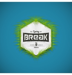 Festival Spring Break Realistic Badge