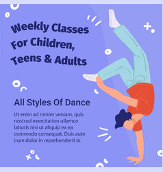 Weekly Classes For Children Teens And Adults