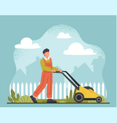 Lawn Mowing Concept