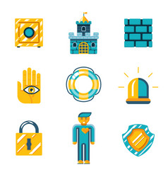 Colored Safety And Insurance Icons