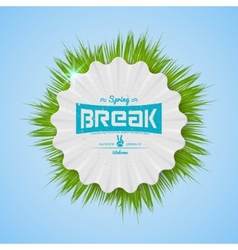 Festival Spring Break Realistic Badge