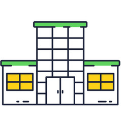 Shop Mall Or Business Center Icon