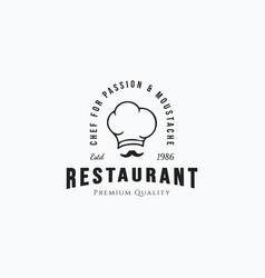 Colorful logo concept for homie restaurant Vector Image