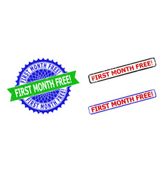 First Month Free Exclamation Rosette