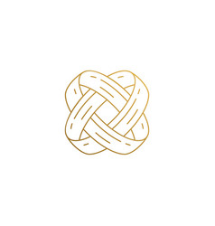 Outline Icon Intertwined Wedding Rings Hand