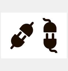 Plug Icon Isolated Electric Connected Clipart Sten