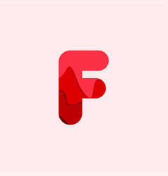 F Blood Font Template Design