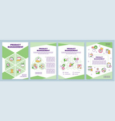 Product Management Green Brochure Template