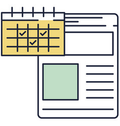 Project Plan Management Flat Icon Design