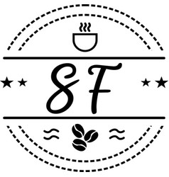 Sf High Quality Cafe Classic Logo Design