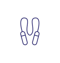 Skipping Rope Line Icon