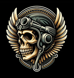 Biker Skull Logo