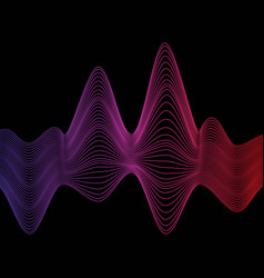 Sound Wave Rainbow Wavy Line Gradients Radio