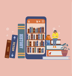 Concept Of An Online Library Bookstores