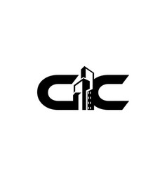 Letter Cc Gc Modern Building Logo