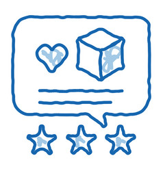 Package Delivery Estimate Doodle Icon Hand Drawn