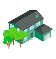 American House Icon Isometric Large Two