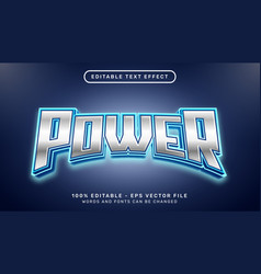 Power Light Color 3d Text Effect And Editable