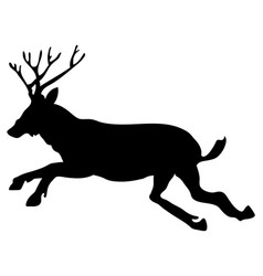 Running Deer Christmas Element