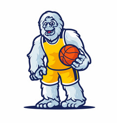 Sasquatch Bigfoot Cartoon Character Mascot