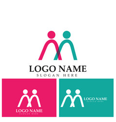 Community People Care Logo Template