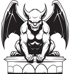 Gothic Guardian Graphics Depicting Gargoyle Full