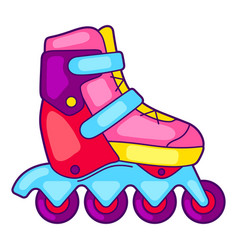 Roller Skate Colorful Cute Icon