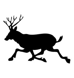 Running Deer Christmas Element