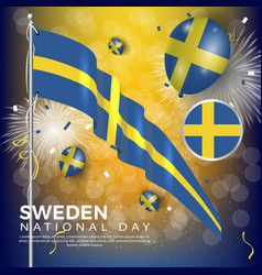 Sweden National Day Commemoration Poster