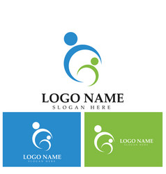 Community People Care Logo Template