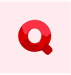 Q Blood Font Template Design