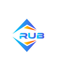 Rub Abstract Technology Logo Design On White