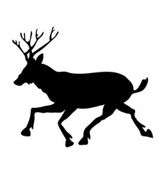 Running Deer Christmas Element