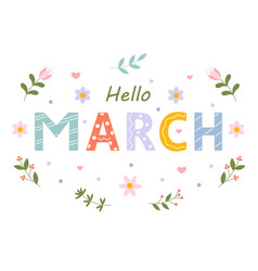 Hello March