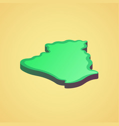 Algeria Stylized 3d Map