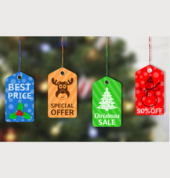 Christmas Hanging Sale Tags