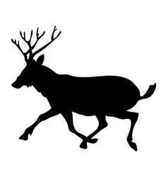 Running Deer Christmas Element