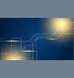 Abstract Blue And Gold Background