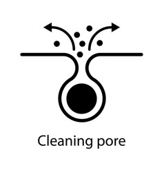 Cleaning Pore Icon Blackhead Dermatology Skin